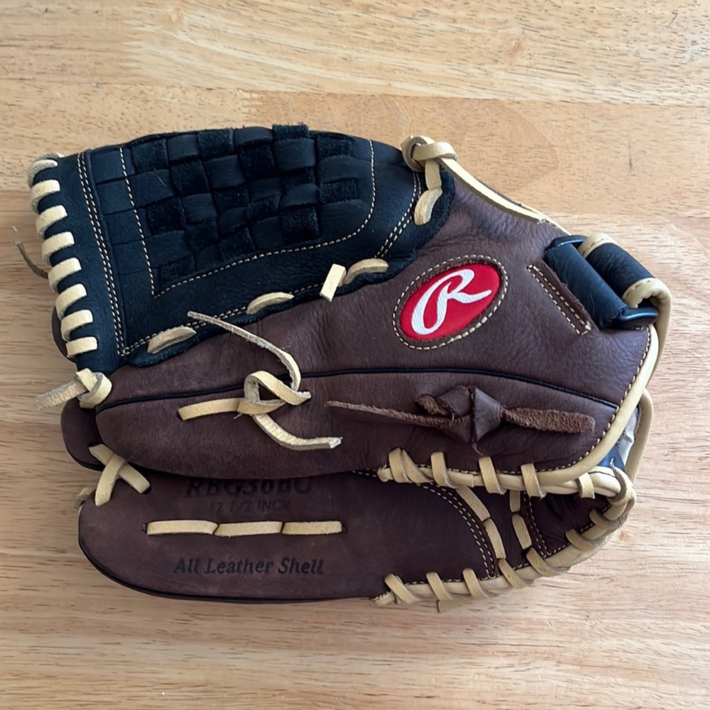 For lefties. Goes on right hand